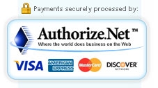 Integrated with Authorize.NET